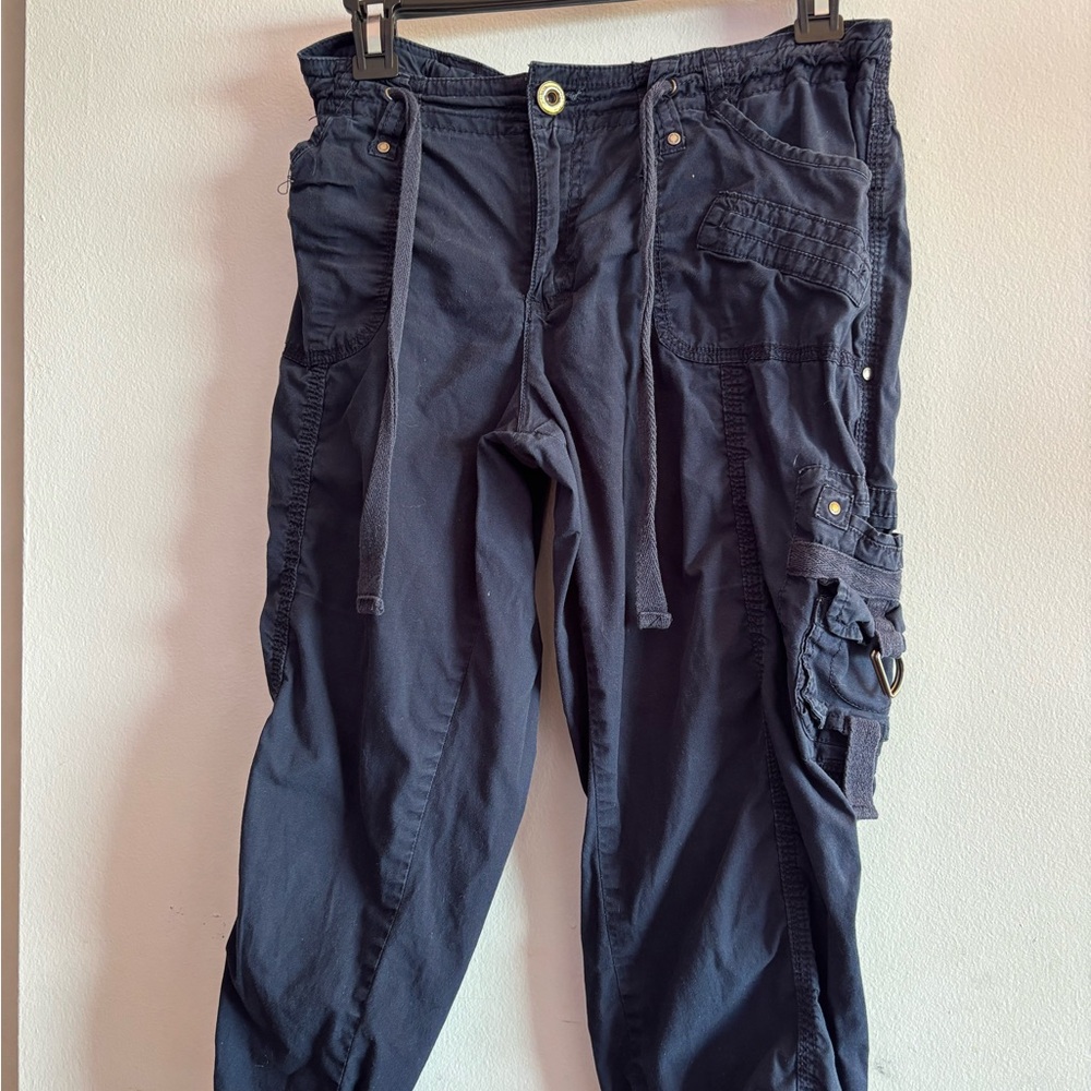 Liquido Dark Blue Women’s Cargo Pants